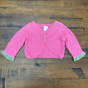 Gymboree Watermelon Darling Line Sweater Size 3-6 Mos EUC